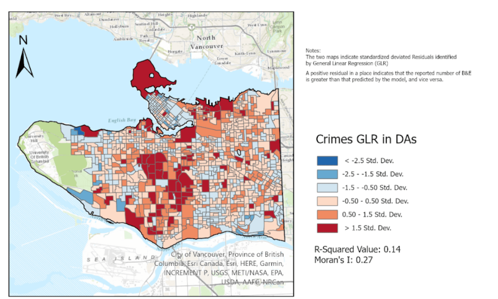 Mapping Income and B&E Crimes Rate in&nbsp;Vancouver